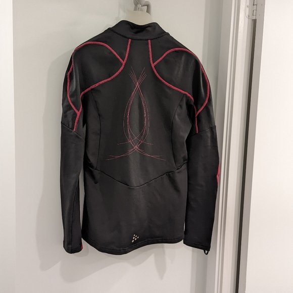 Black Craft Cycling / Running 1/2 Zipper Pullover - Picture 2 of 5